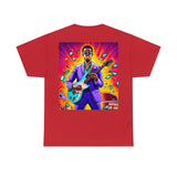 Young Blues Guitar star  Unisex Heavy Cotton Tee