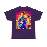 Young Blues Guitar star  Unisex Heavy Cotton Tee