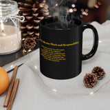 11oz Black "Ujima" Kwanzaa Mug Day 3