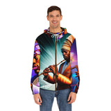 Flautist Men's Full-Zip Hoodie (AOP)