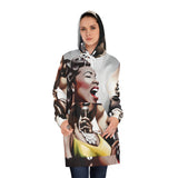 1940's  jazz Singer Women's Hoodie Dress (AOP)