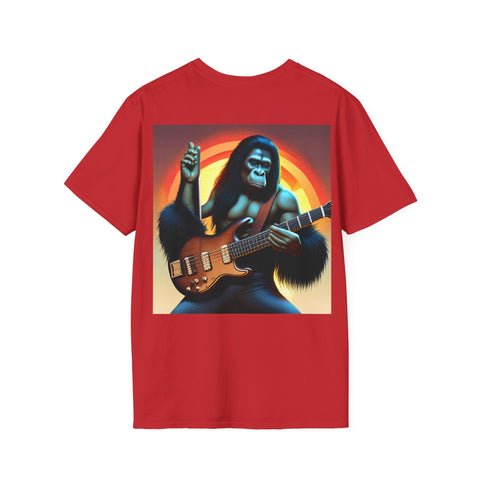Rockin Gorilla Guitar Unisex Softstyle T-Shirt