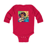 Baby Girl Guitar  Infant Long Sleeve Bodysuit