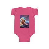 Cartoon Puppy Guitar Infant Fine Jersey Bodysuit