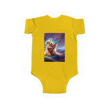 Cartoon Puppy Guitar Infant Fine Jersey Bodysuit