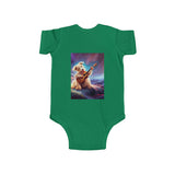 Cartoon Puppy Guitar Infant Fine Jersey Bodysuit