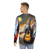 Guitar Mind Men's Long Sleeve Shirt (AOP)