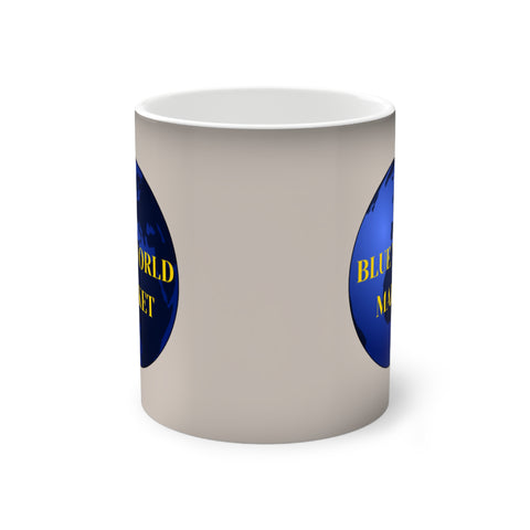 Color-Changing Blue World Market  Mug, 11oz