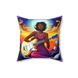 Spun Polyester Square Pillow