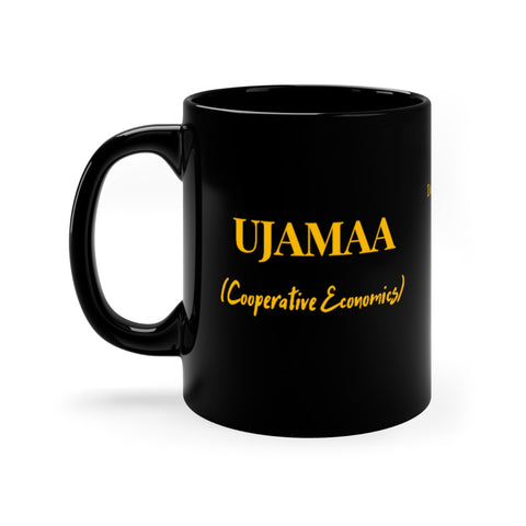 11oz Black "Ujamaa" Kwanzaa Mug Day 4