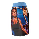 Singer Women's Pencil Skirt (AOP)