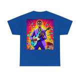 Young Blues Guitar star  Unisex Heavy Cotton Tee