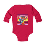 Baby Girl Guitar  Infant Long Sleeve Bodysuit