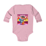 Baby Girl Guitar  Infant Long Sleeve Bodysuit