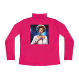 R&B singer Ladies Quarter-Zip Pullover