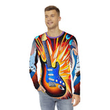 Guitar Mind Men's Long Sleeve Shirt (AOP)