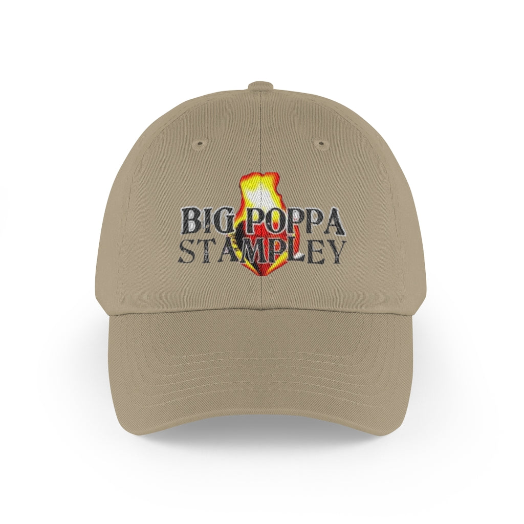 Low Profile Baseball Cap / Big Poppa Stampley Logo