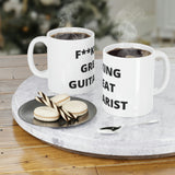 "F*cking Great Guitarist"  2 (censored) Ceramic Mug (11oz )