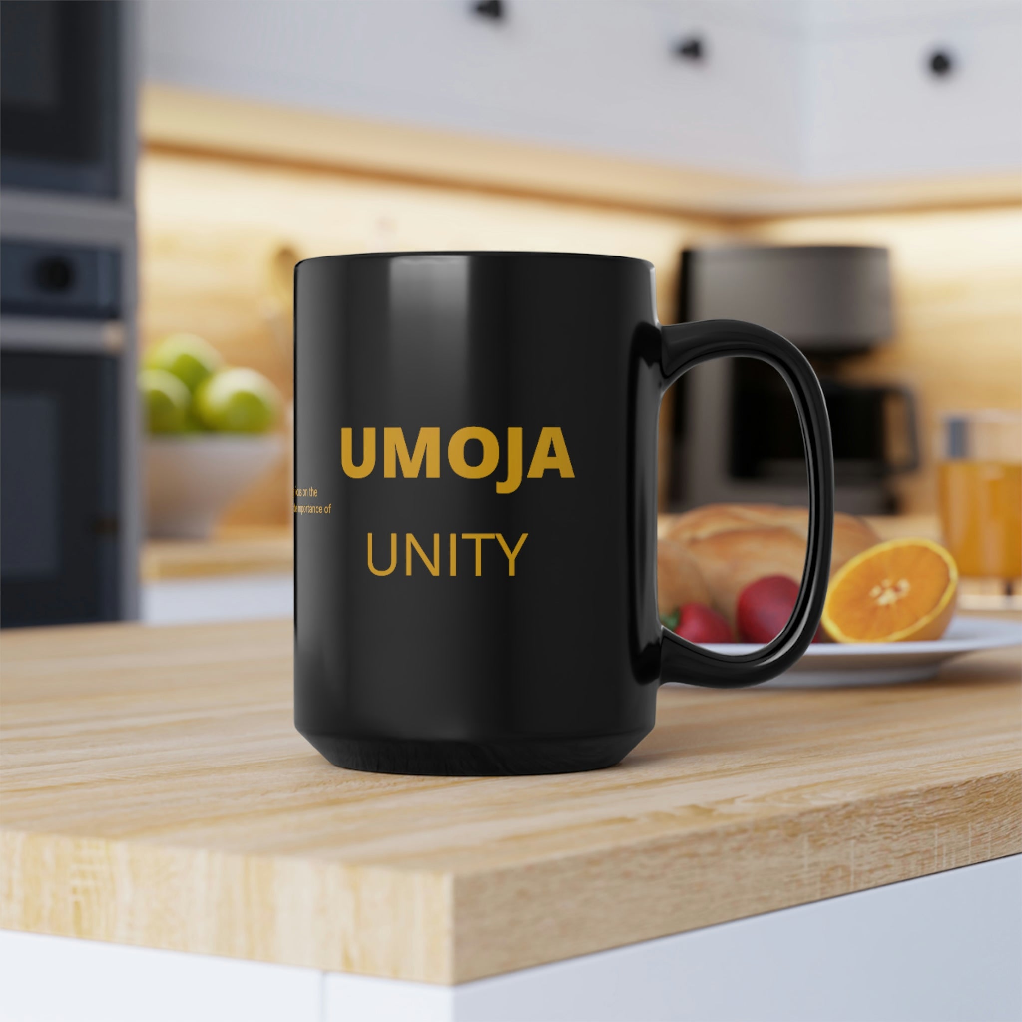 "Umoja" Black Kwanzaa Mug, 11oz/ 15oz